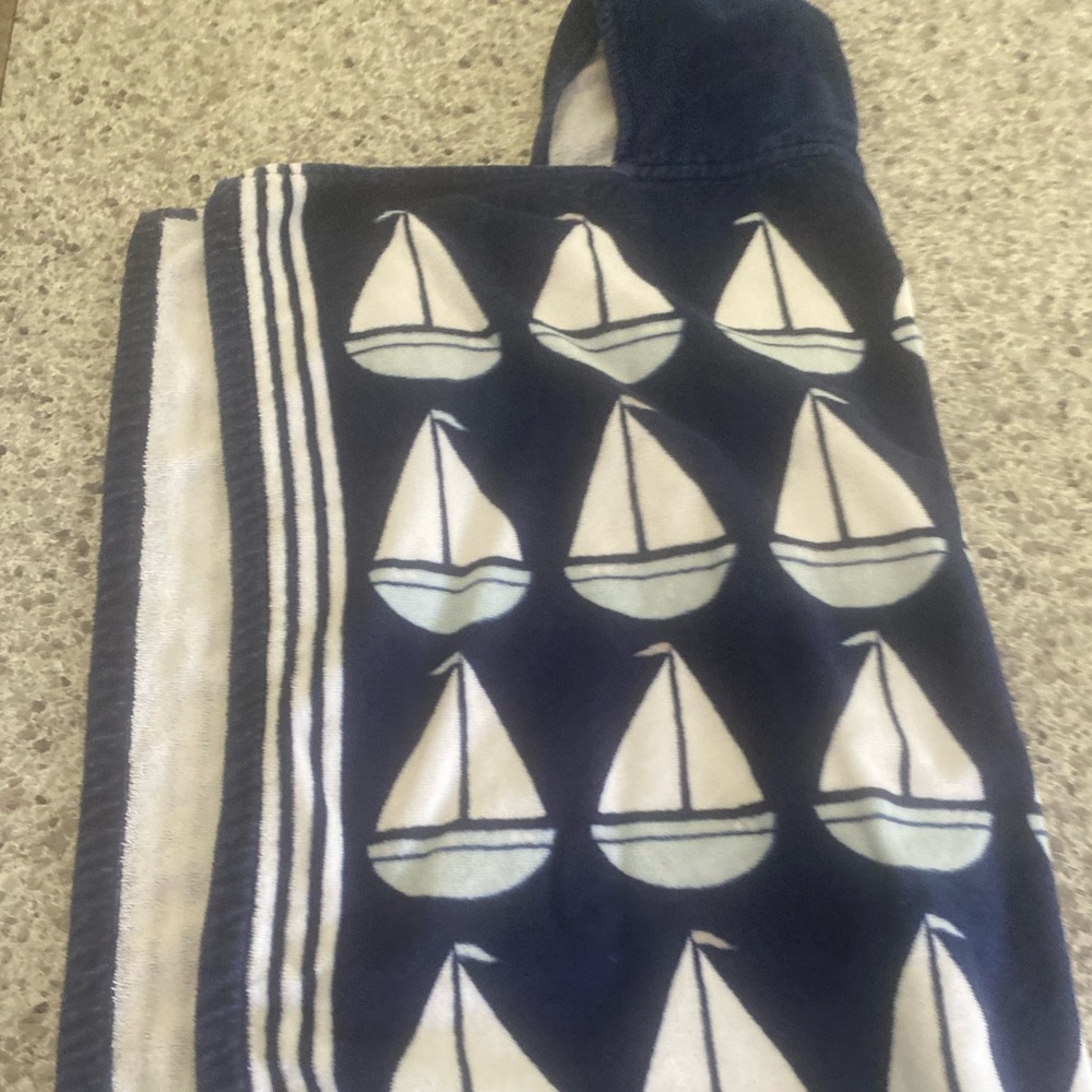Pottery Barn Kids hooded Baby towel